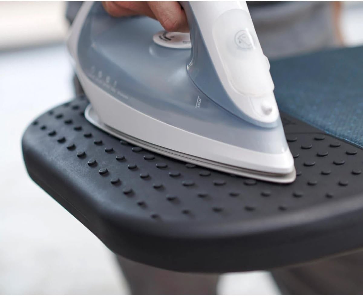 Large Adjustable Ironing Board 130x38cm Heat Resistant Steam Iron Rest - Kwikley