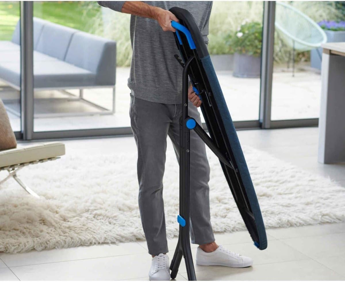 Large Adjustable Ironing Board 130x38cm Heat Resistant Steam Iron Rest - Kwikley