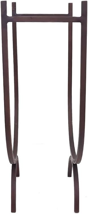 Large Black Iron Log Holder for Firewood | Indoor Freestanding Basket - Kwikley