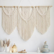 Large Boho Macrame Wall Tapestry 110x82cm Bedroom Decor gift for women - Kwikley