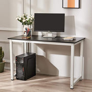 Large Computer Desk 120x60cm Black Office Laptop Table Home Study - Kwikley