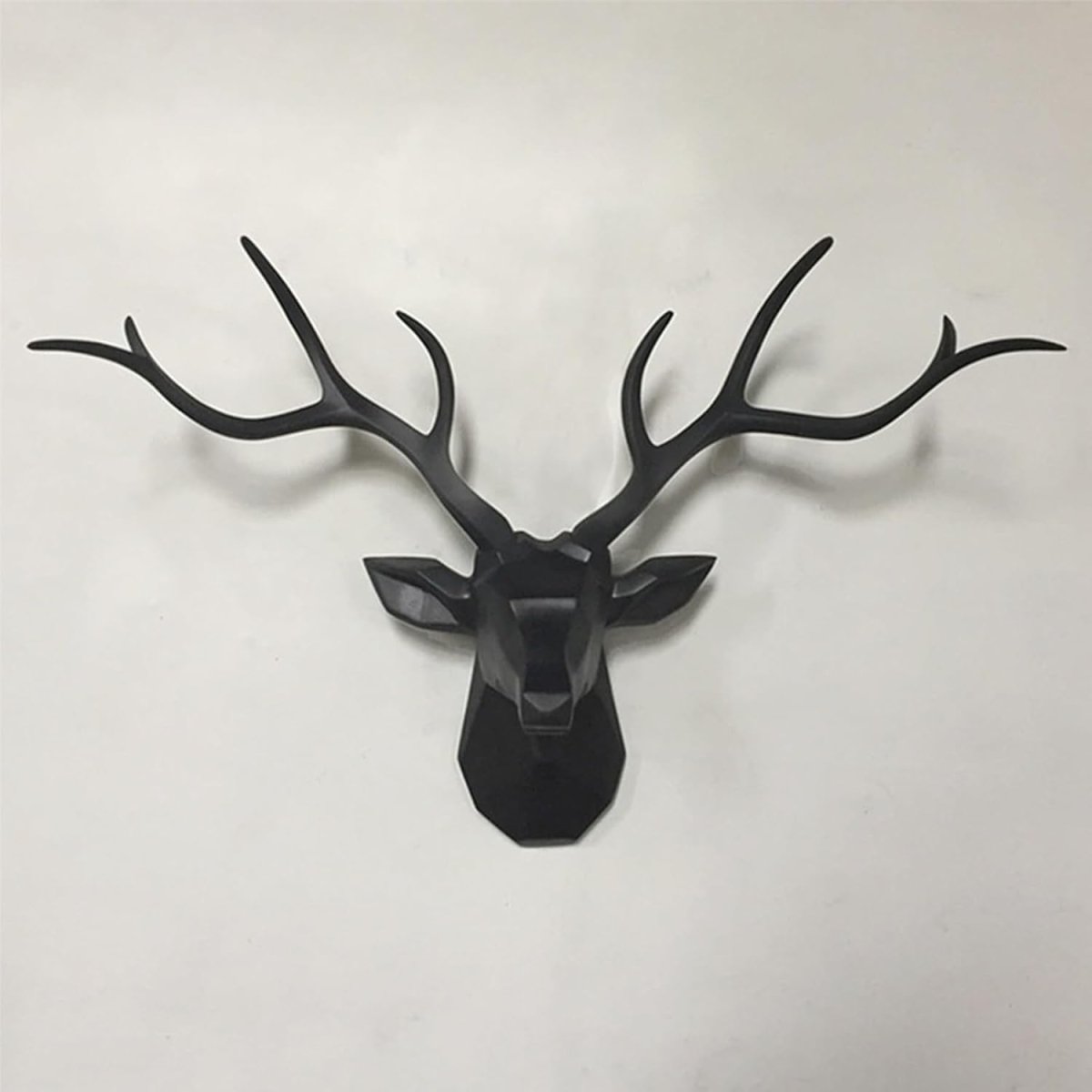 Large Deer Head Wall Mount 78x52cm Geometric Stag - Kwikley