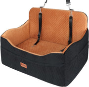 Large Dog Booster Car Seat Memory Foam Travel Bed Washable 25kg - Kwikley