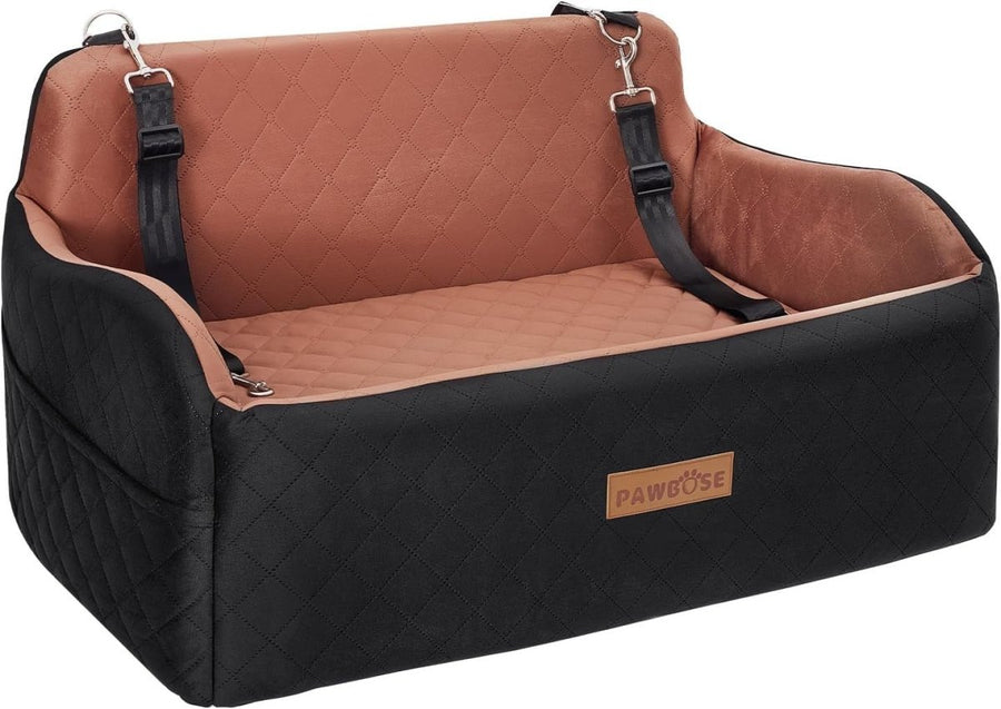 Large Dog Car Seat Memory Foam Booster Bed 55lb Washable Travel Seat - Kwikley