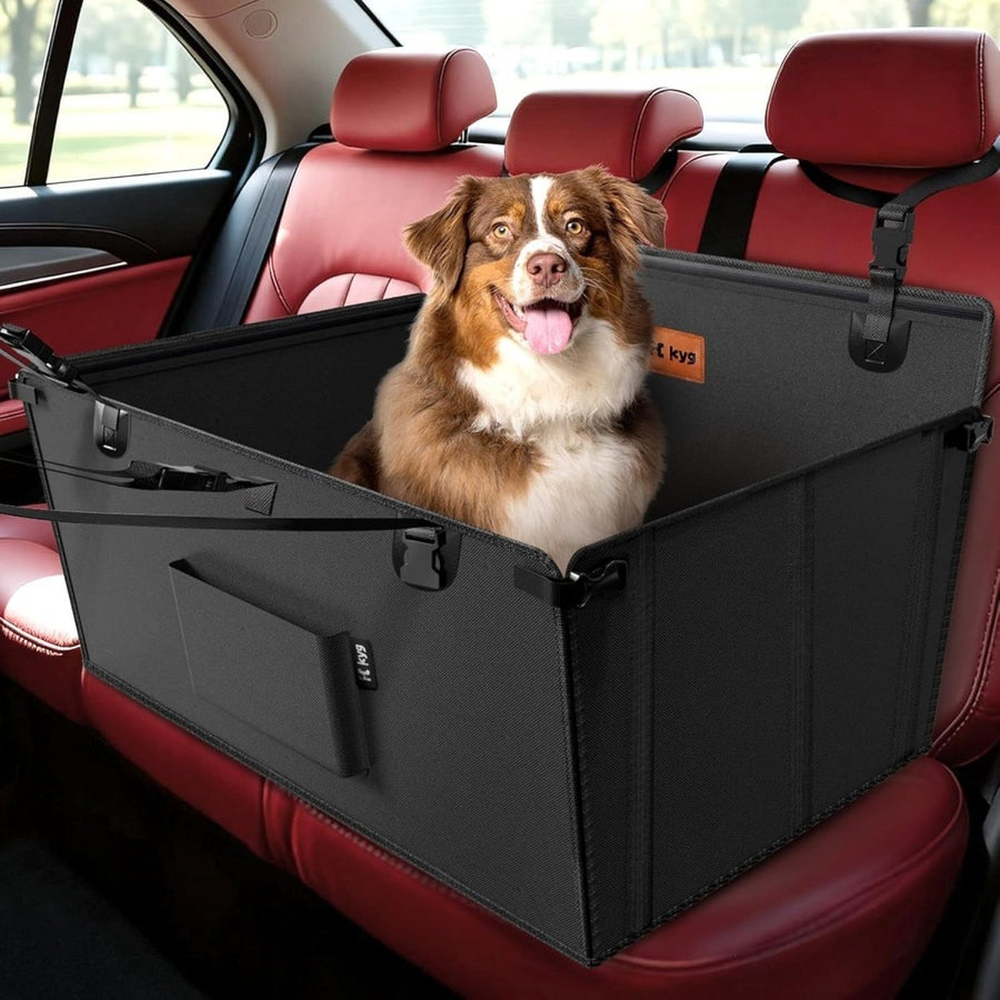 Large Dog Car Seat Waterproof Foldable Booster Bed Non Slip 26kg - Kwikley