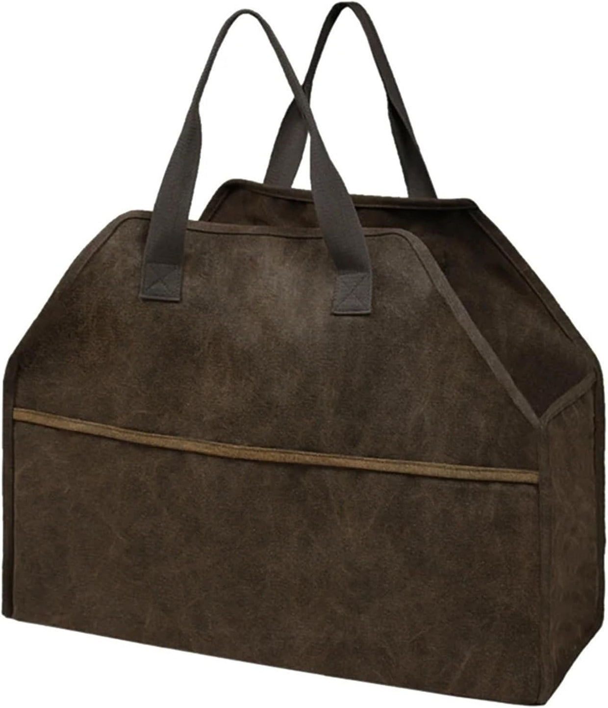 Large Durable Firewood Log Carrier Bag – Waterproof Canvas Tote for Wood - Kwikley