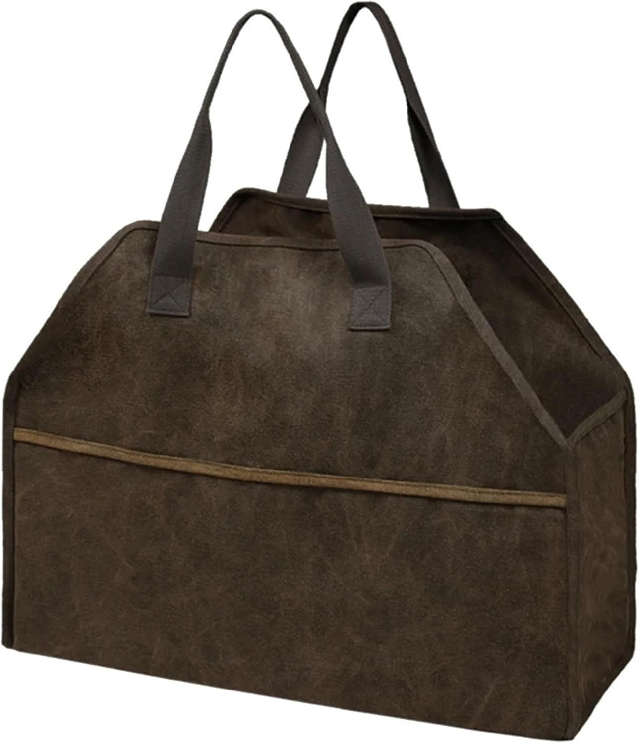 Large Durable Firewood Log Carrier Bag – Waterproof Canvas Tote for Wood - Kwikley