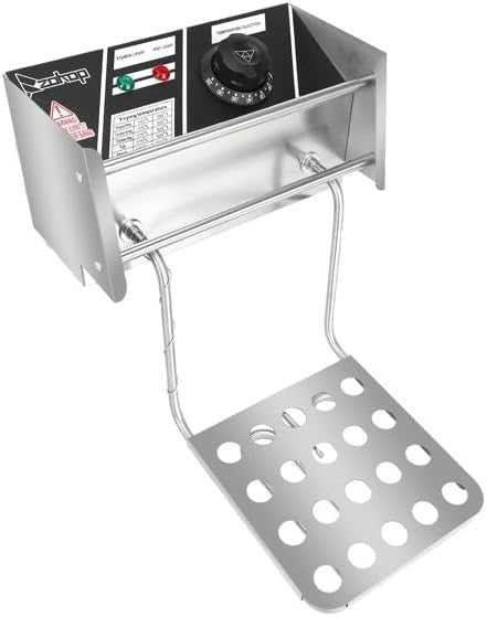 Large Electric Deep Fryer 10.8L 2500W Stainless Steel Temp Control - Kwikley