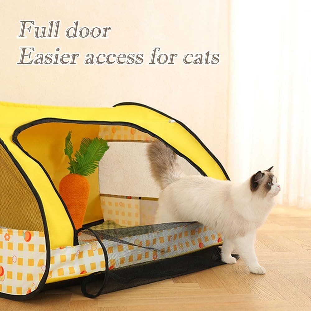 Large Foldable Pet Playpen Cat Dog Crate Portable Indoor Outdoor Travel Tent - Kwikley
