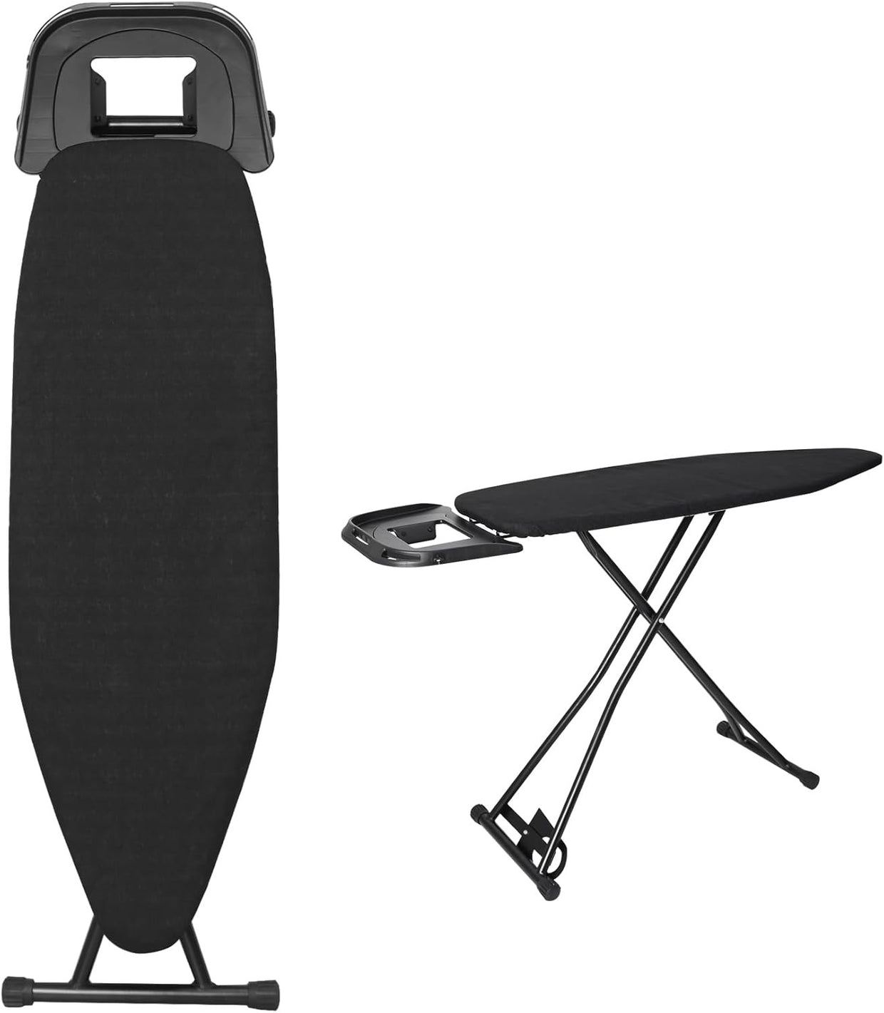 Large Folding Ironing Board 120x40cm Adjustable Height Lightweight Non Slip - Kwikley