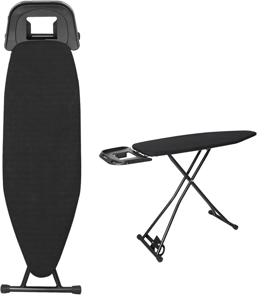 Large Folding Ironing Board 120x40cm Adjustable Height Lightweight Non Slip - Kwikley