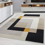 Large Geometric Modern Rug 160x230cm Soft Non - Shedding Area Carpet - Kwikley