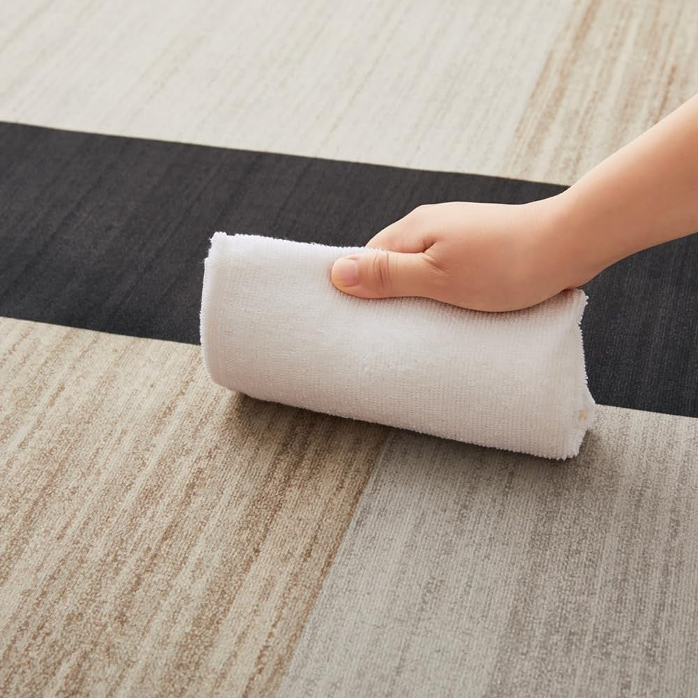 Large Geometric Rug 200x290cm Soft Modern Non - Slip Area Carpet Living Room - Kwikley