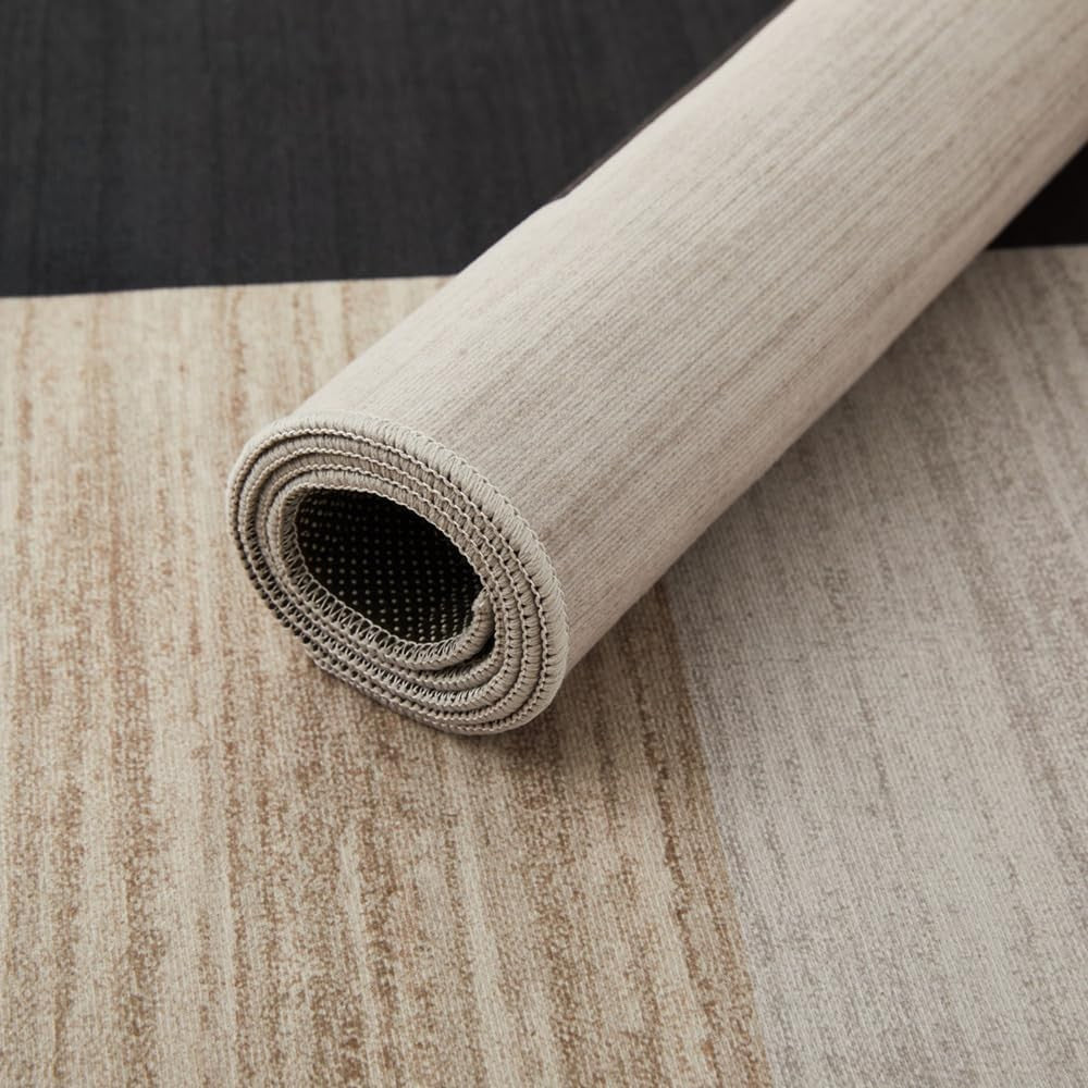 Large Hallway Runner Rug 80x300cm Modern Geometric Non - Shedding Soft Carpet - Kwikley