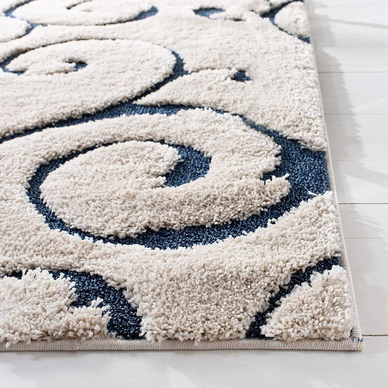 Large Handmade Shaggy Rug 160x230cm Soft Thick Pile Anti Slip Living Room Carpet - Kwikley