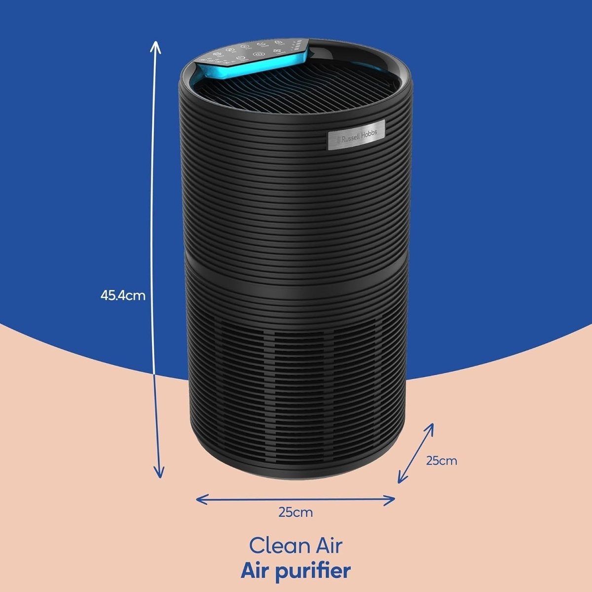 Large HEPA Air Purifier 280m³/h CADR Quiet Carbon Filter Allergy - Kwikley