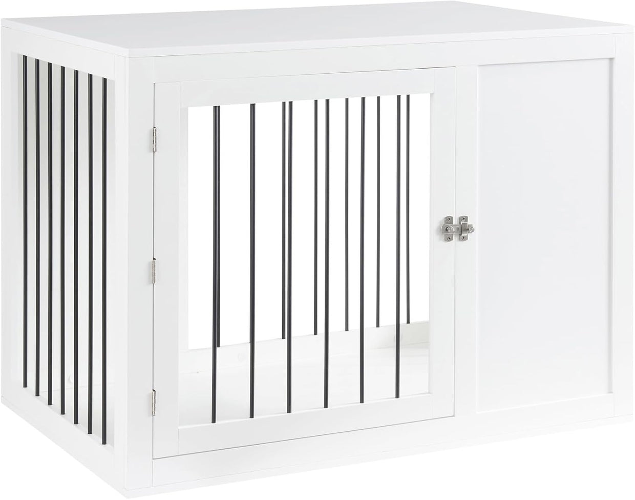 Large Indoor Outdoor Metal Dog Crate 107x70x80cm Secure Puppy Kennel - Kwikley