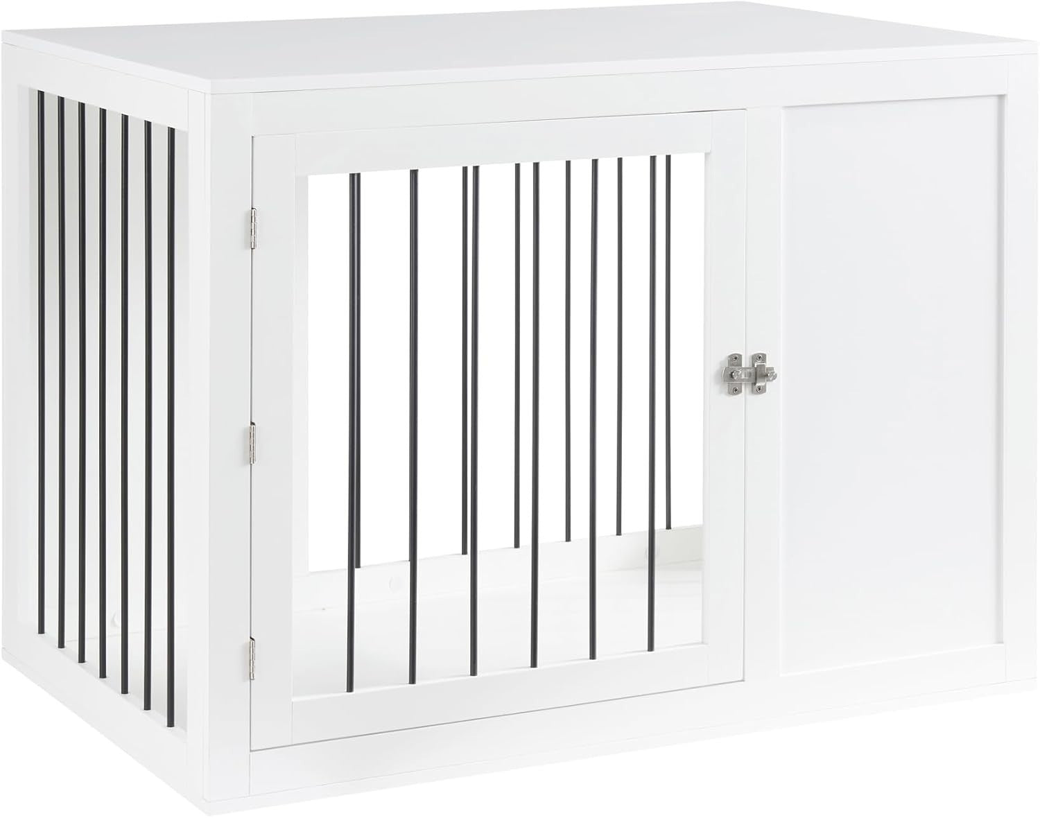 Large Indoor Outdoor Metal Dog Crate 107x70x80cm Secure Puppy Kennel - Kwikley