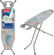 Large Ironing Board 120x38cm Adjustable Height Steam Press Foldable - Kwikley
