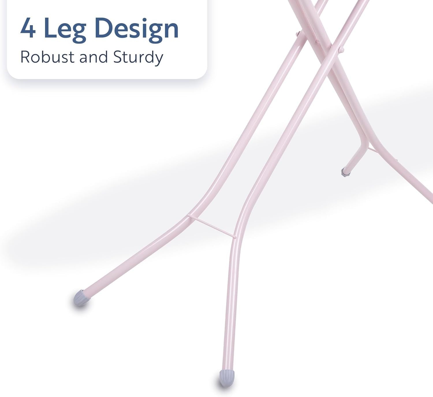 Large Ironing Board 122x38cm Adjustable Height Foldable with Iron - Kwikley