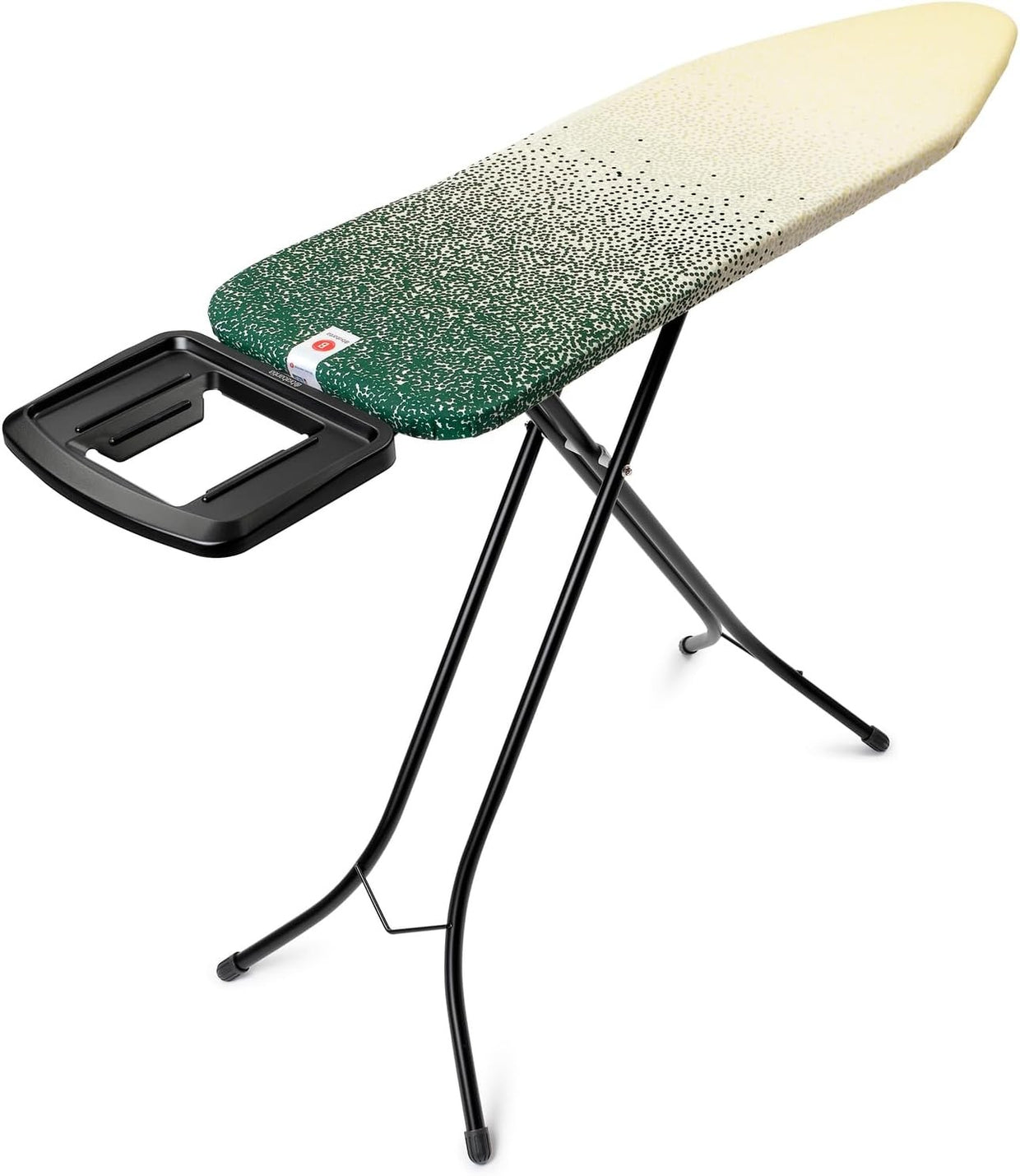 Large Ironing Board 124x38cm Adjustable Height Solid Steam Iron Rest Foldable - Kwikley
