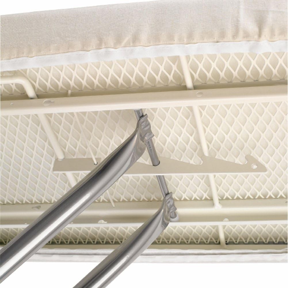 Large Ironing Board 124x38cm Adjustable Height Steam Iron Rest Non Slip - Kwikley