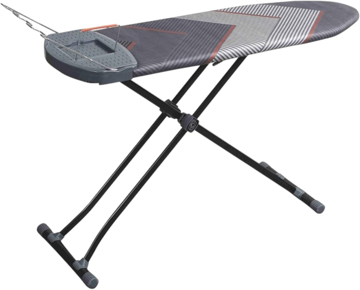 Large Ironing Board 140x40cm Height Adjustable Foldable Steam Rest - Kwikley