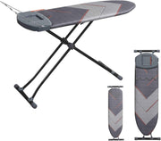 Large Ironing Board 140x40cm Height Adjustable Foldable Steam Rest - Kwikley