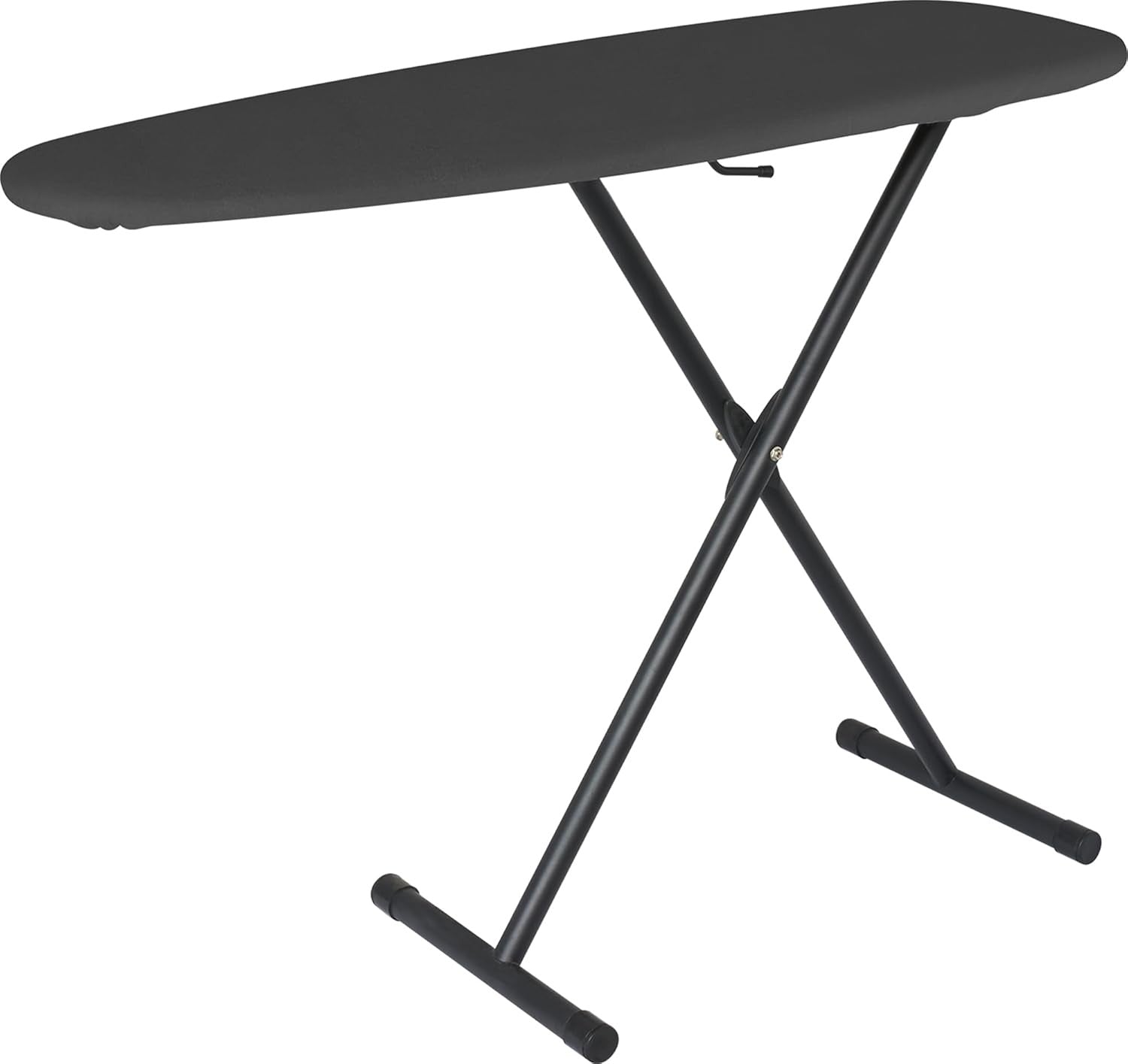 Large Ironing Board Adjustable Height Foldable Dark Grey Steel Frame - Kwikley
