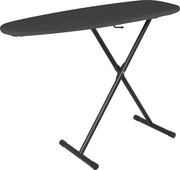 Large Ironing Board Adjustable Height Foldable Dark Grey Steel Frame - Kwikley
