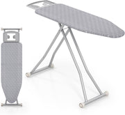 Large Ironing Board Adjustable Height Heat Reflective Foldable 120x38cm - Kwikley
