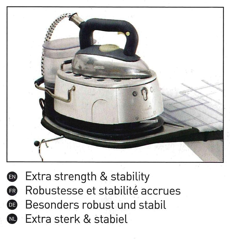 Large Ironing Board Adjustable Height Stable Frame Steam Iron Rest - Kwikley