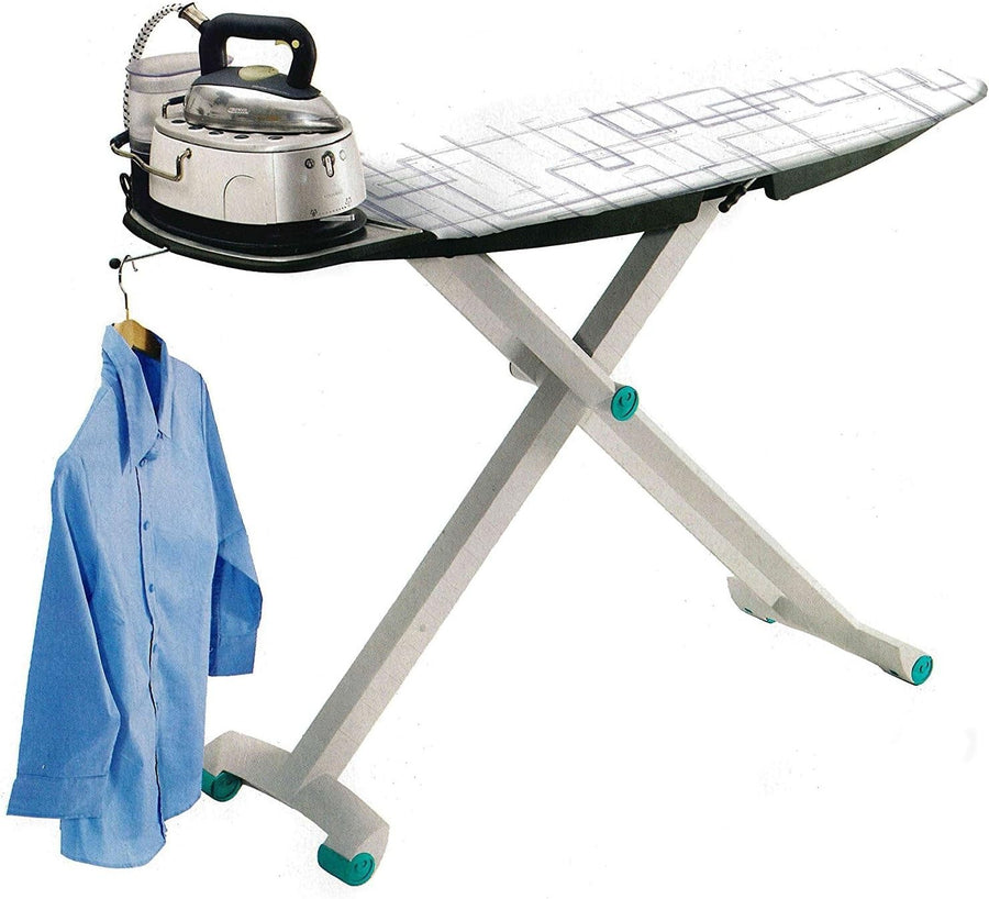 Large Ironing Board Adjustable Height Stable Frame Steam Iron Rest - Kwikley