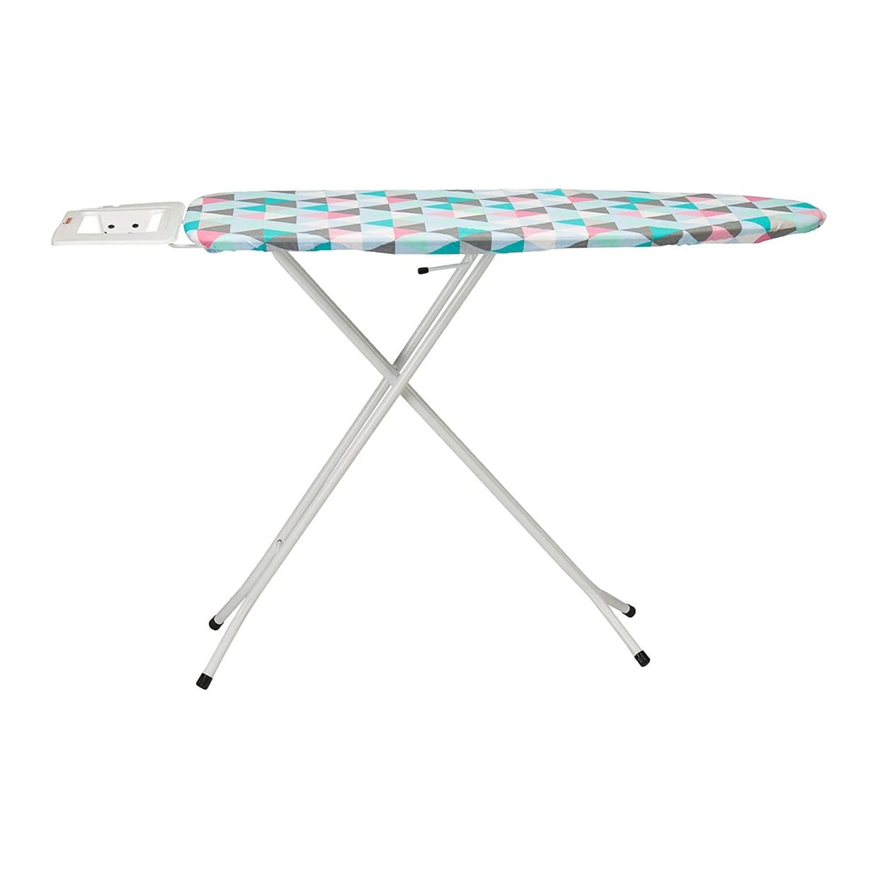 Large Ironing Board Foldable Extra Stable Steel Frame 140x34cm Silver - Kwikley