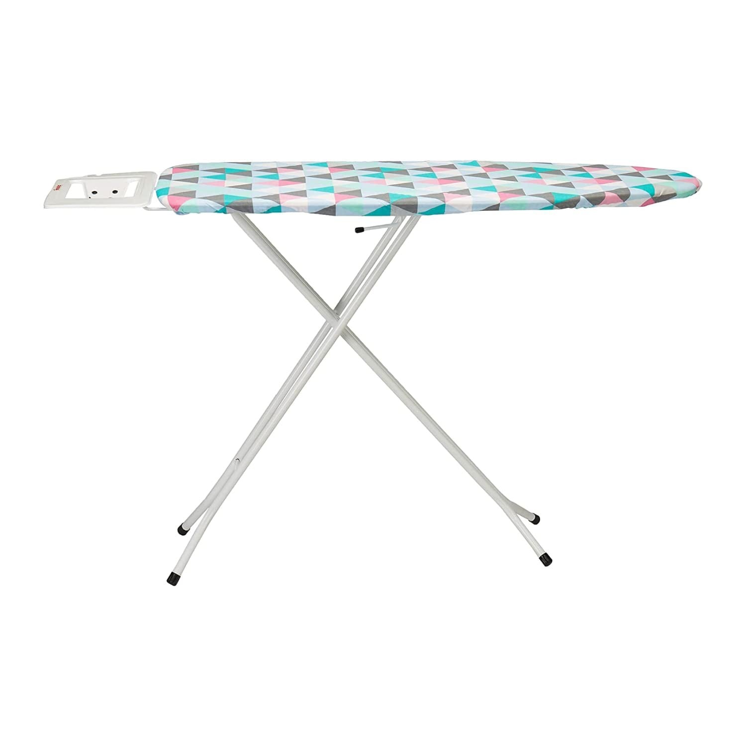 Large Ironing Board Foldable Extra Stable Steel Frame 140x34cm Silver - Kwikley