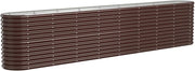 Large Metal Raised Garden Bed 332cm Steel Planter Outdoor - Kwikley