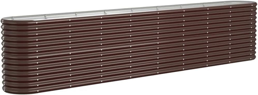 Large Metal Raised Garden Bed 332cm Steel Planter Outdoor - Kwikley