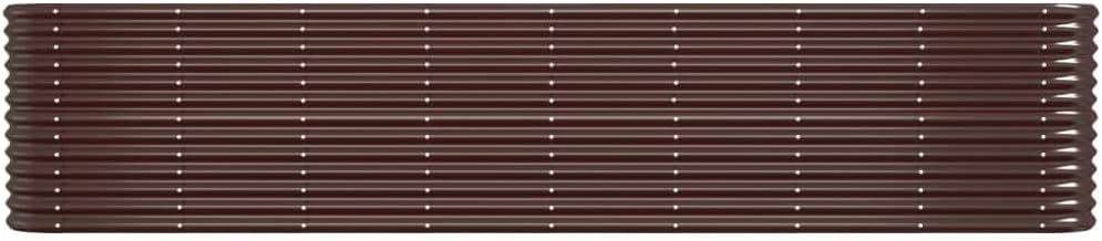 Large Metal Raised Garden Bed 332cm Steel Planter Outdoor - Kwikley