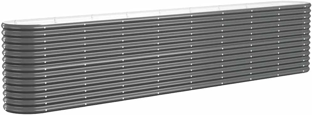 Large Metal Raised Garden Bed 332cm Steel Planter Outdoor Vegetable - Kwikley