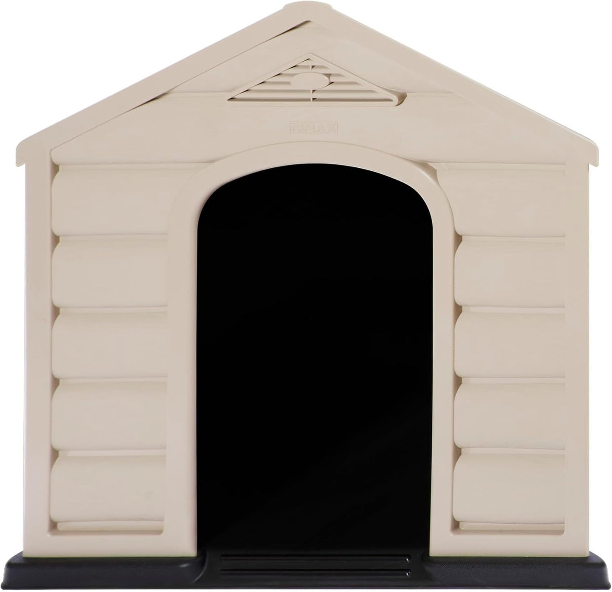 Large Outdoor Dog Kennel Shelter Weatherproof Easy Clean with Terracotta Roof - Kwikley