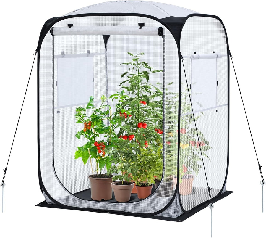 Large Outdoor Pop Up Greenhouse 49x67in Portable Walk - In Plant Shelter - Kwikley