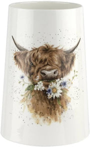 Large Porcelain Flower Vase 20cm Decorative Bottle Vase Country Home Décor - Kwikley