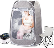 Large Portable Steam Sauna Tent 4L 1500W Fast Heat 9 - Level Home Spa Foldable - Kwikley