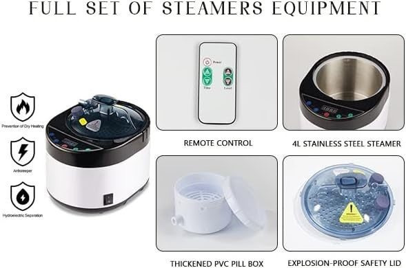 Large Portable Steam Sauna Tent 4L 1500W Fast Heat 9 - Level Home Spa Foldable - Kwikley