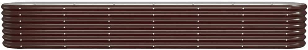 Large Raised Garden Bed 260cm Steel Outdoor Flower Planter - Kwikley