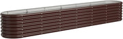 Large Raised Garden Bed 260cm Steel Outdoor Flower Planter - Kwikley