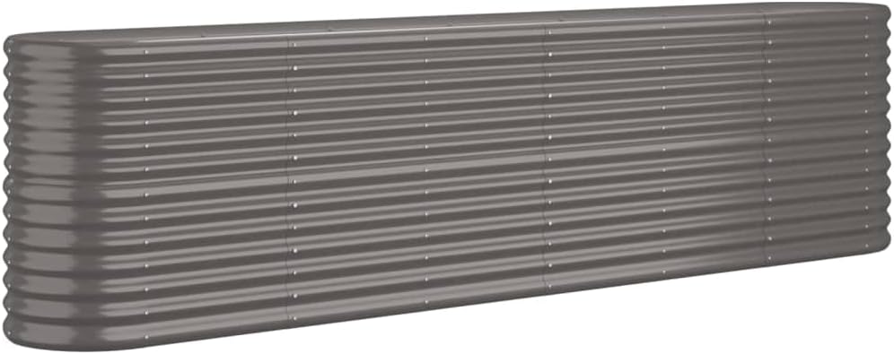 Large Raised Garden Bed 260x40x68cm Steel Outdoor Planter Box - Kwikley