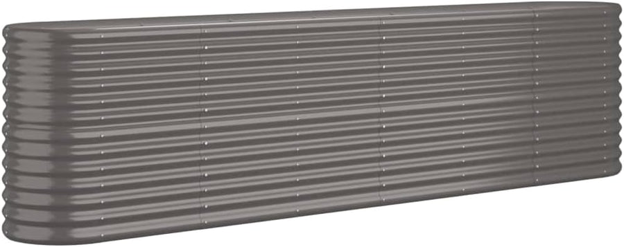 Large Raised Garden Bed 260x40x68cm Steel Outdoor Planter Box - Kwikley