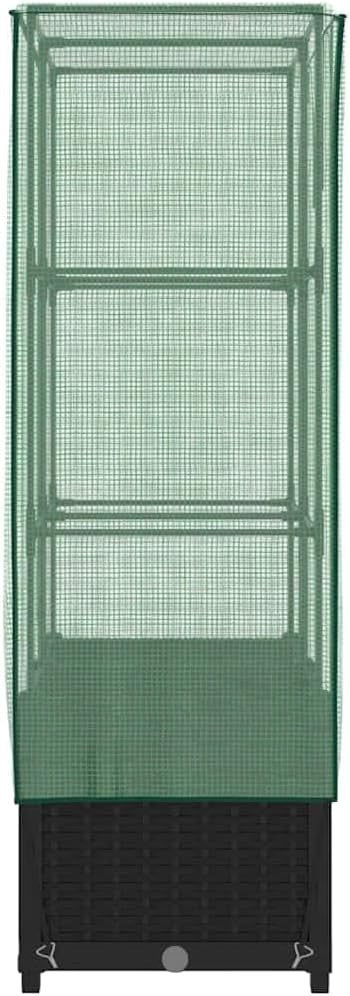 Large Raised Garden Planter with Greenhouse Cover 80x40x138cm | Weatherproof - Kwikley