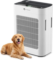 Large Room HEPA Air Purifier 3000ft² Quiet 20dB Pet Smoke Auto - Kwikley